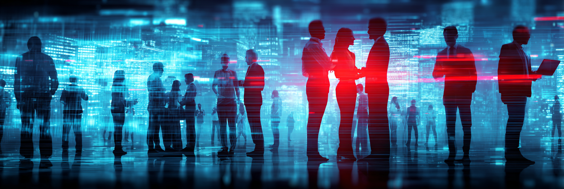 Healthcare health tech medical device conference people standing and chatting Healthcare health tech medical device conference people standing and chatting