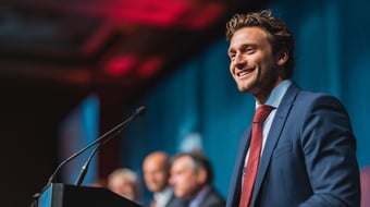  Healthcare health tech thought leader at conference 