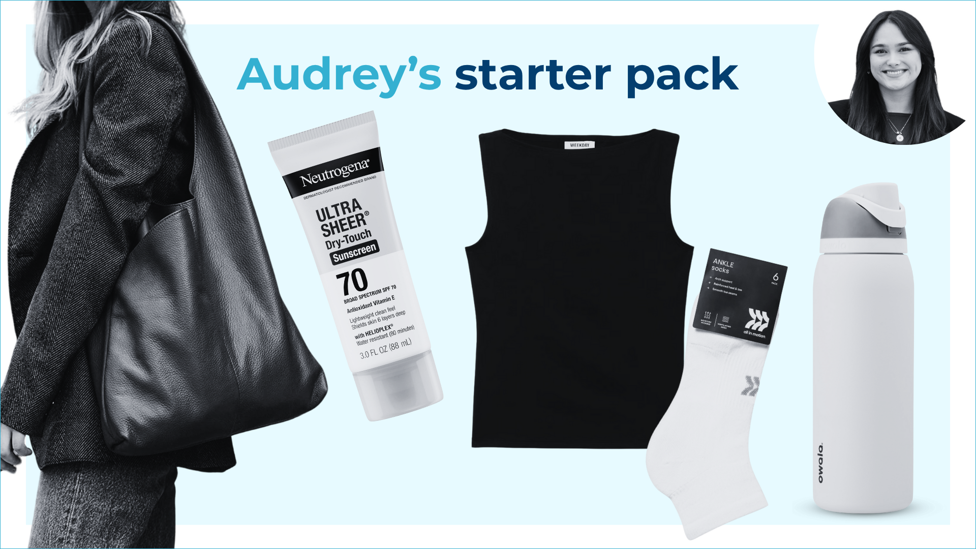 KNB Communications intern starter pack - Audrey Adam