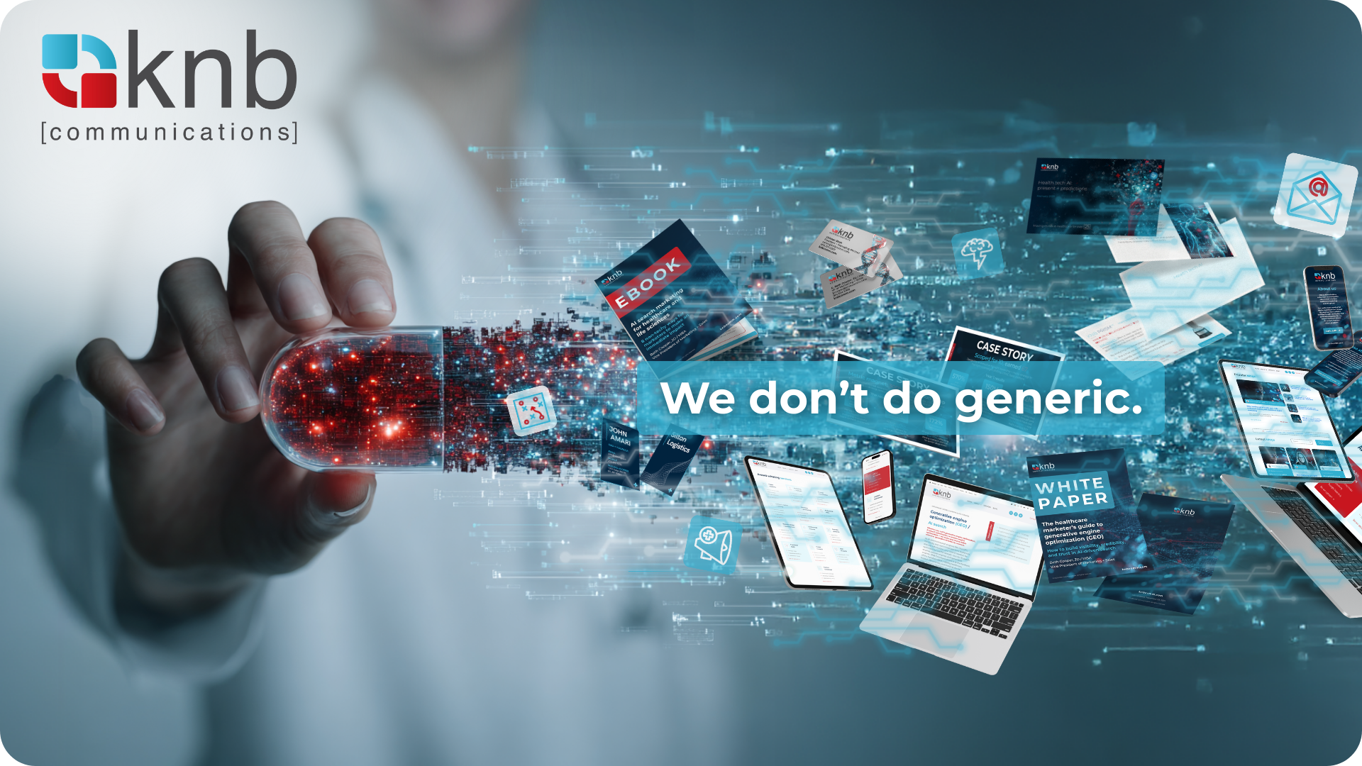 KNB Rx - PR + marketing health tech life sciences pill 4