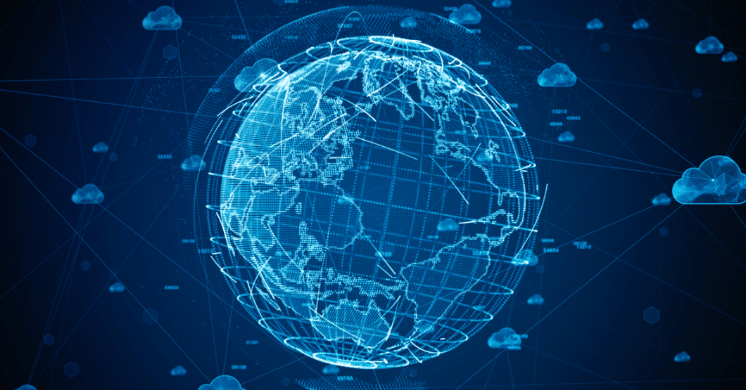 Healthcare PR and Marketing LinkedIn high tech network world graphic 
