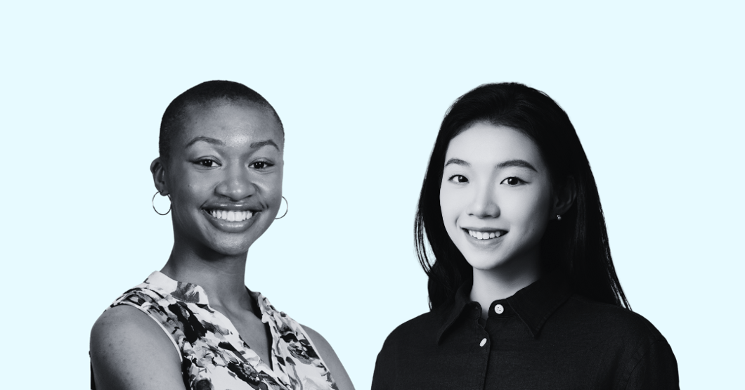 Kendalyn McBride and Muse Miao, Spring Interns, KNB Communications 