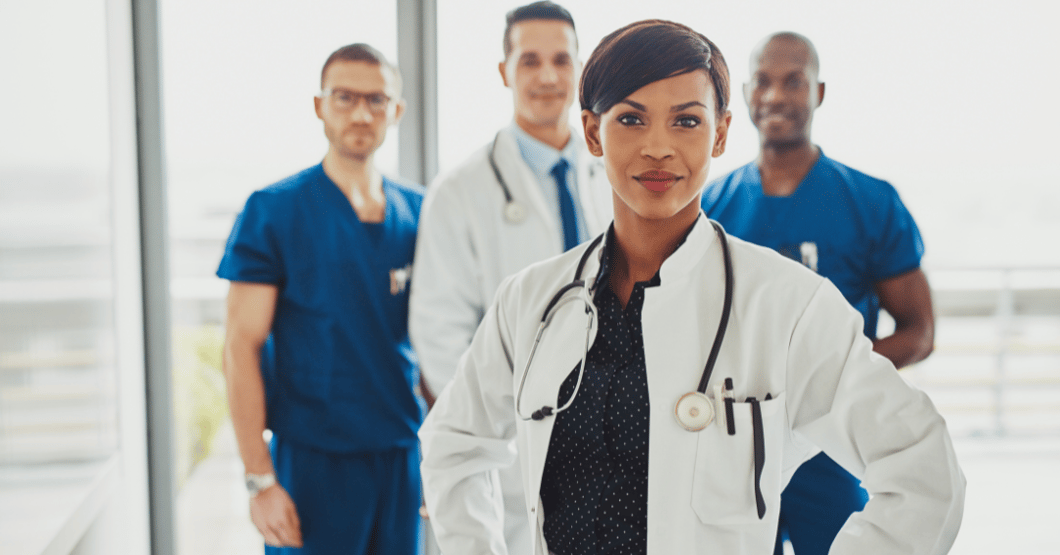Healthcare celebrating MLK Jr. Day 
