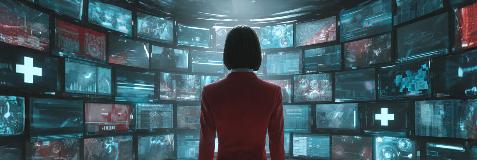 Digital advertising healthcare health tech marketing screens