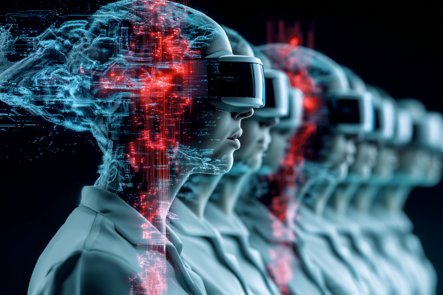 KNB woman in health tech marketing PR branding research doing analysis of competitor branding 