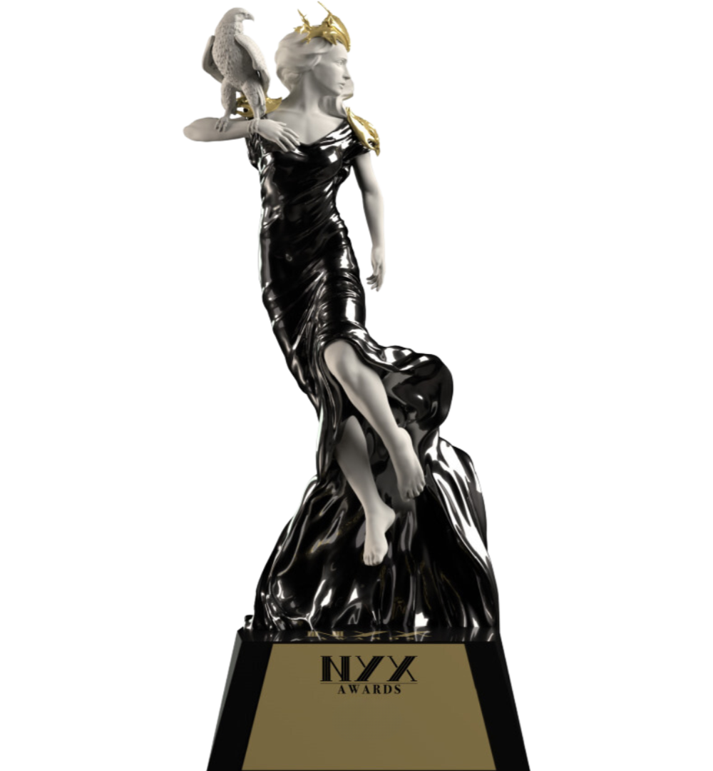 Nyx Marcom Awards trophy