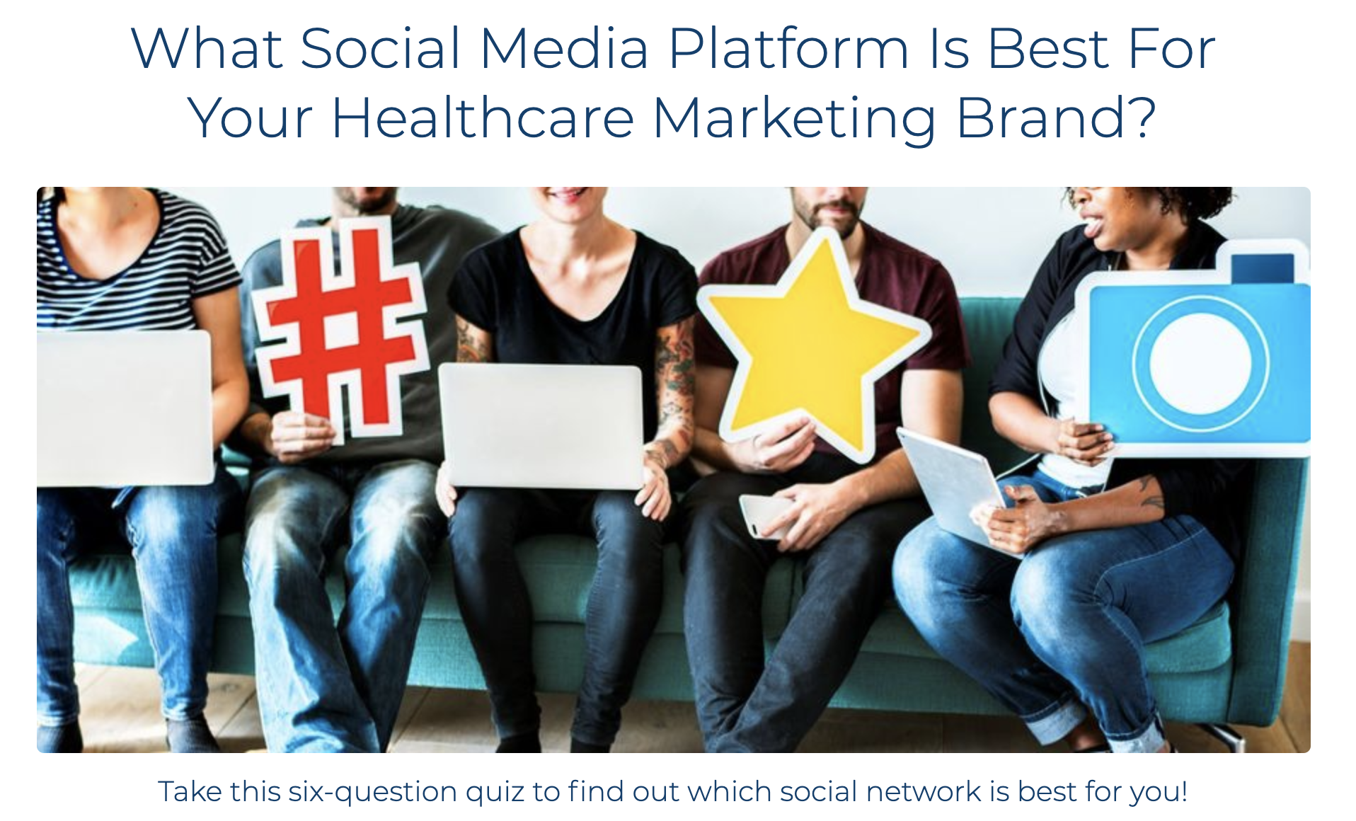 healthcare marketers social media