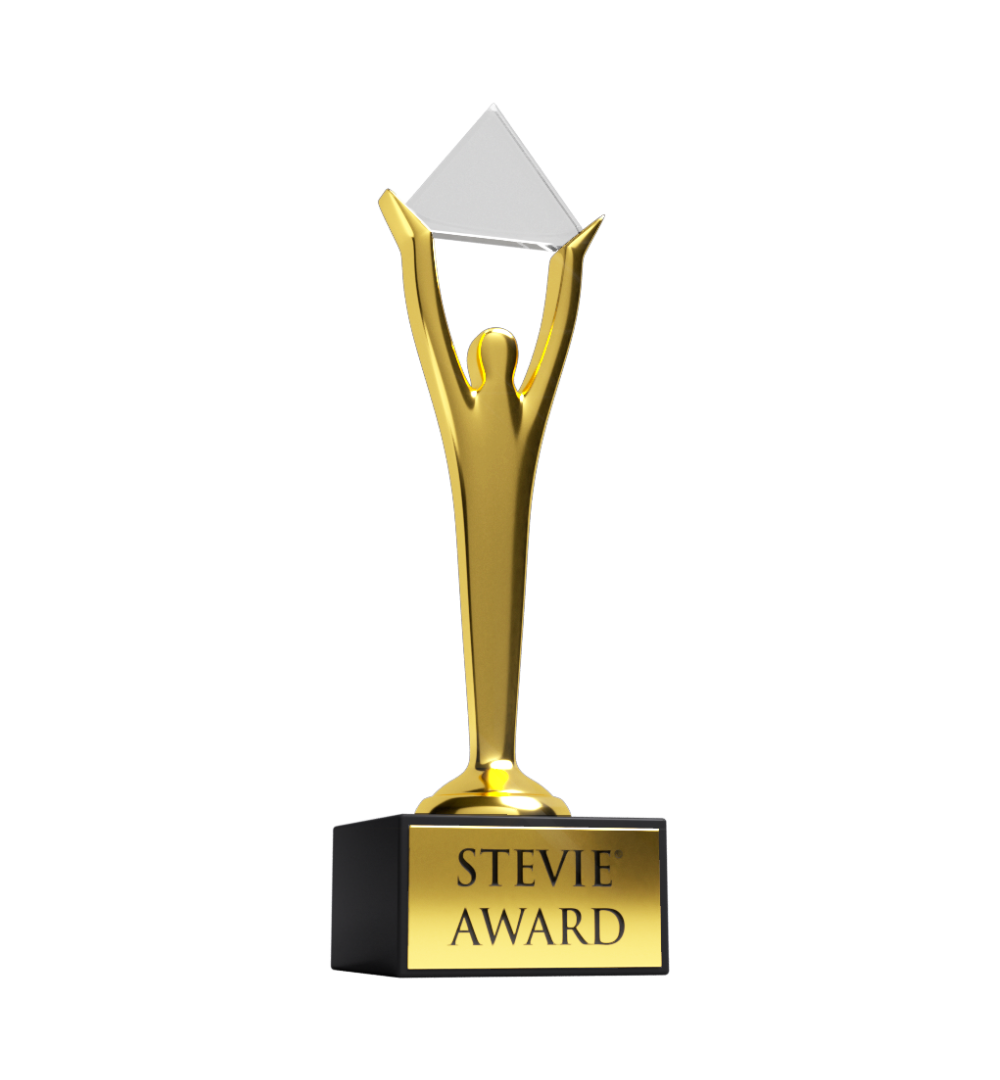 Stevie award trophy-1