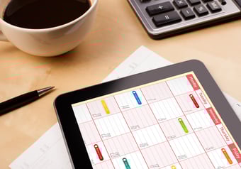  Tablet and coffee mug  