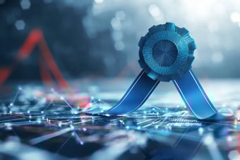  Award submissions for healthcare tech or life sciences awards abstract ribbon 