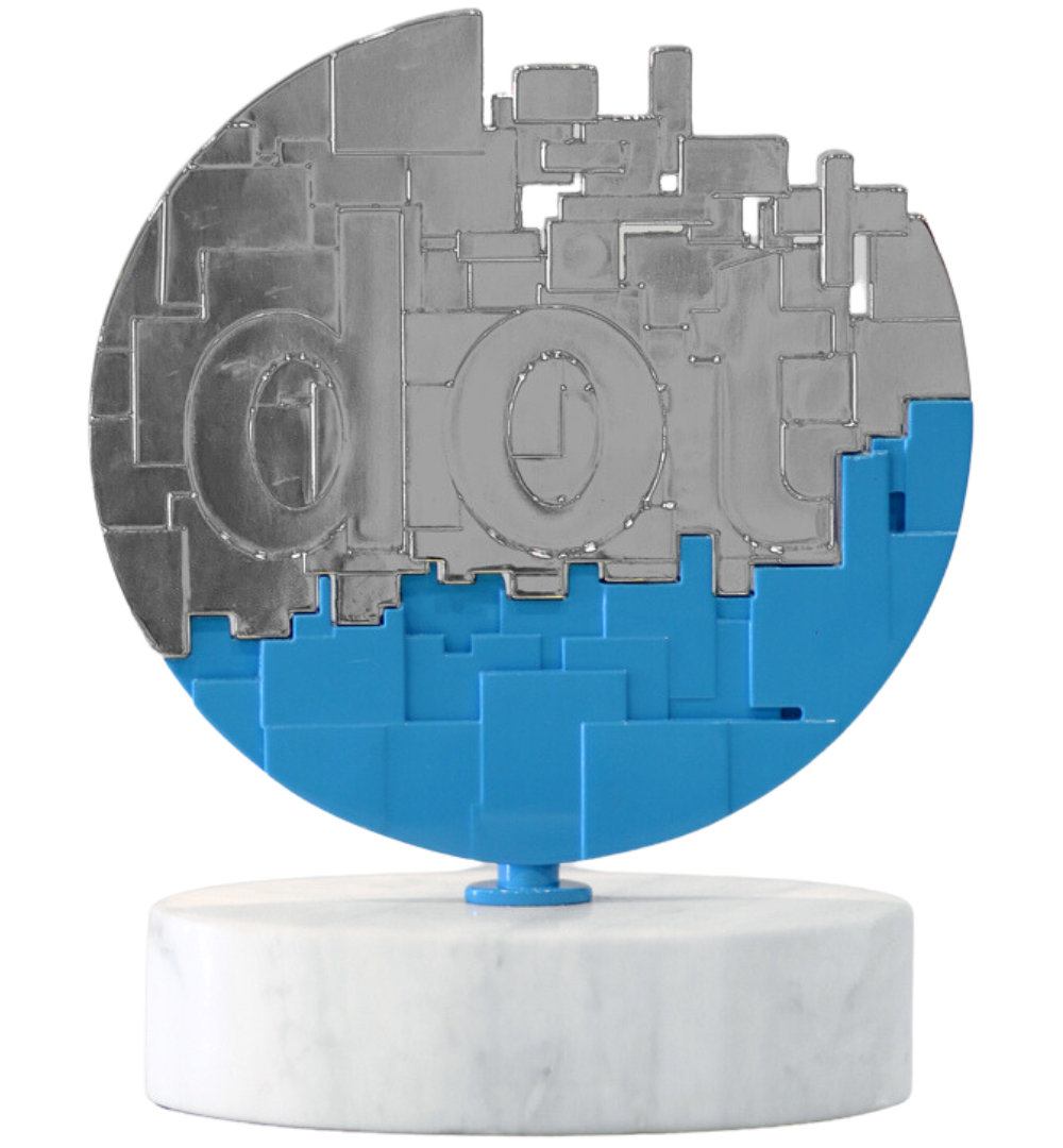 dotCOMM award trophy