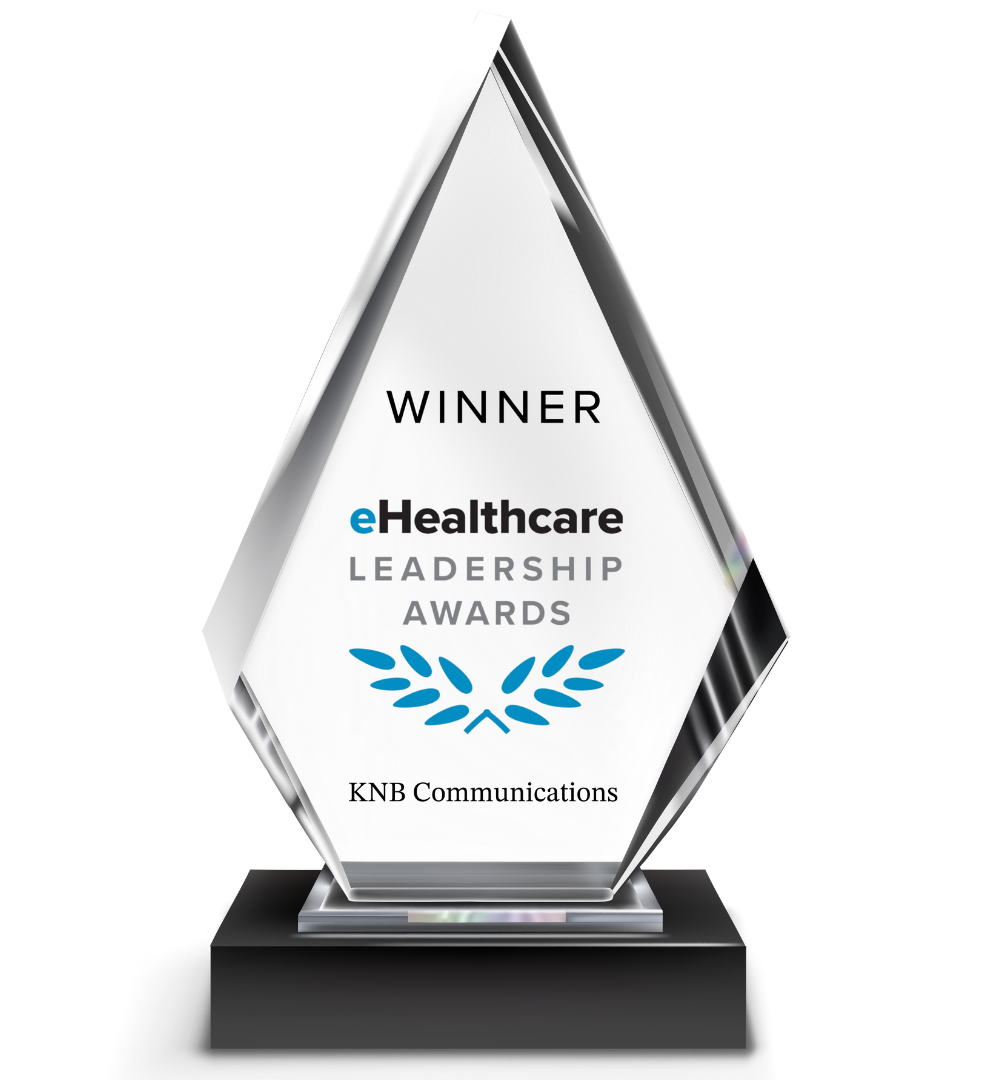 eHealthcare Leadership Award trophy